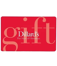 Dillard's The Style of Christmas Red Gift Card
