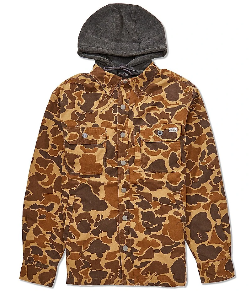 Drake Clothing Co. Campfire Camo Canvas Shirt Jacket