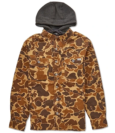 Drake Clothing Co. Campfire Camo Canvas Shirt Jacket