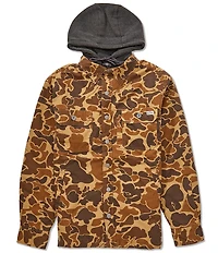 Drake Clothing Co. Campfire Camo Canvas Shirt Jacket