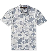 Drake Clothing Co. Performance Camo Print Polo Shirt