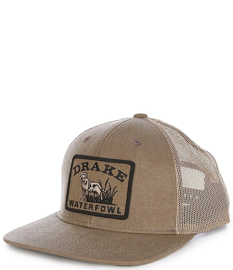 Drake Clothing Co. Waxed Cotton Dog Patch Mesh Back Cap