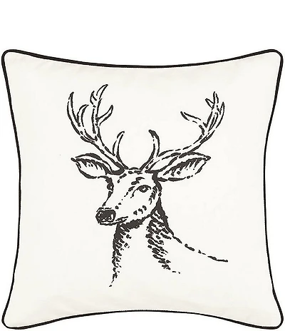 Eddie Bauer Winter Morning Stag Throw Pillow