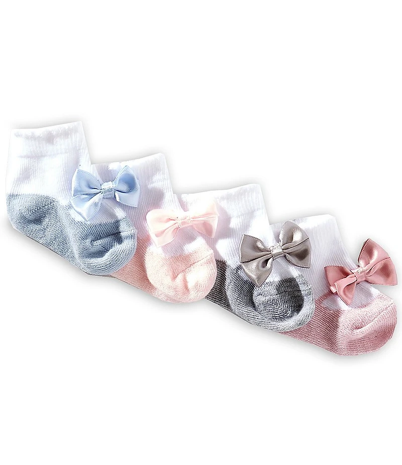 Edgehill Collection Baby 4 Pack Assorted Ballerina Socks