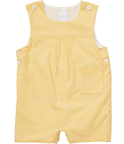 Edgehill Collection Baby Boys Cotton Gingham Jon Jon Shortall