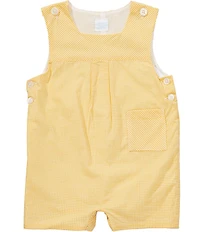 Edgehill Collection Baby Boys Cotton Gingham Jon Jon Shortall