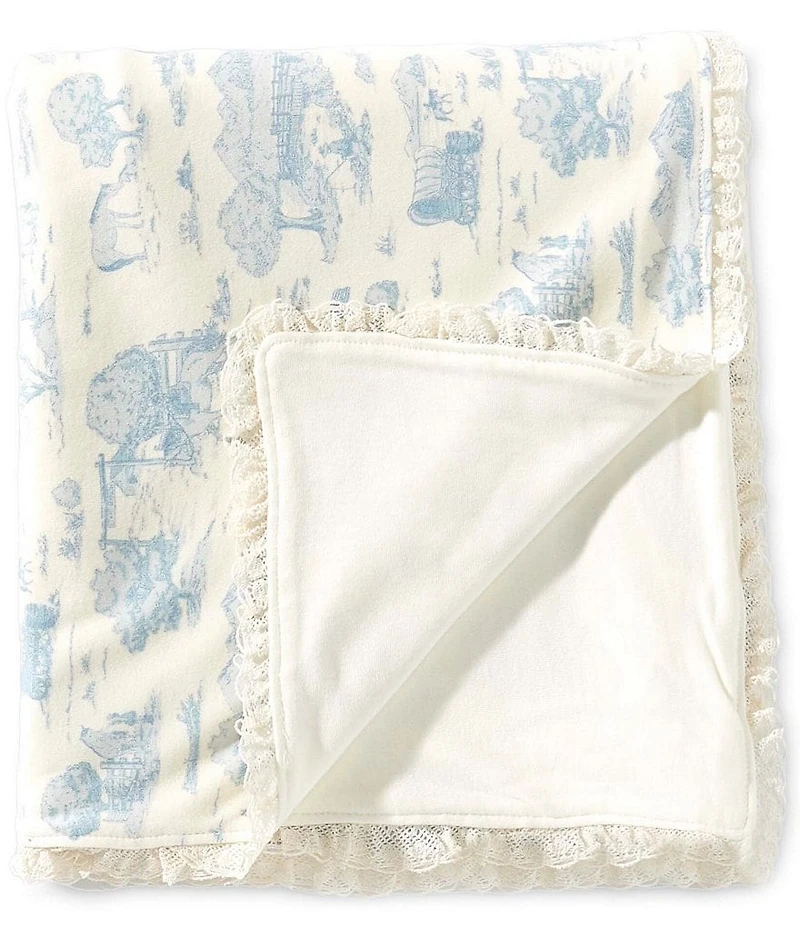 Edgehill Collection Baby Toile Swaddle Blanket