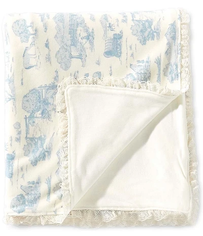 Edgehill Collection Baby Toile Swaddle Blanket