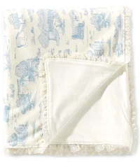 Edgehill Collection Baby Toile Swaddle Blanket