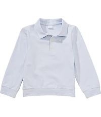 Edgehill Collection Little Boys Knit Long Sleeve Polo