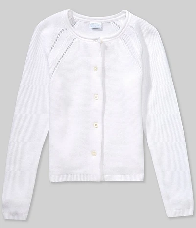 Edgehill Collection Little Girls Knit Cardigan Sweater