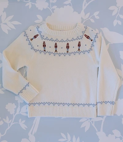 Edgehill Collection x The Broke Brooke Baby Boys Fritz Fair Isle Nutcracker Sweater