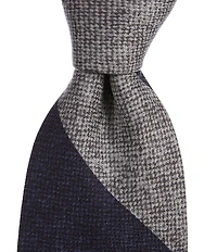 Edward Armah 50-50 Stripe 3.5#double; Traditional Silk Tie