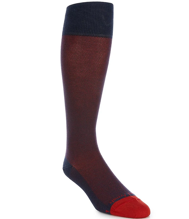 Edward Armah Over-The-Calf Solid Dress Socks