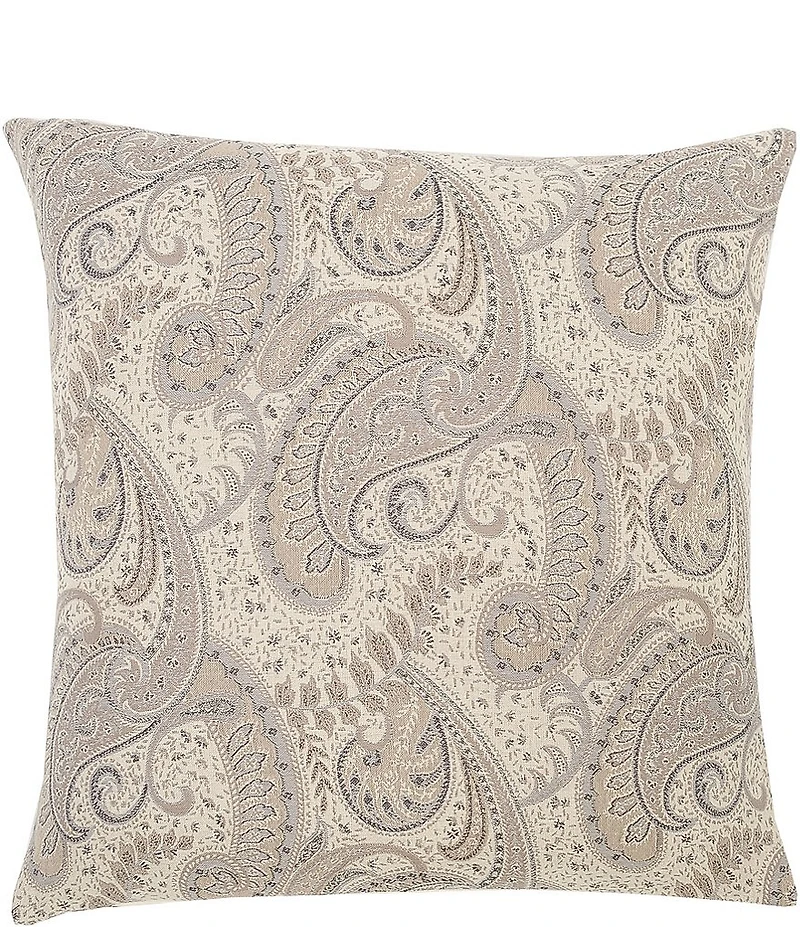 ELISABETH YORK Abha Paisley Jacquard Euro Sham