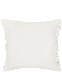 ELISABETH YORK Lavato Hand-Knotted Fringe Euro Sham
