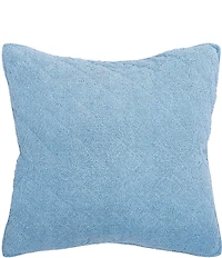 ELISABETH YORK Savina Crackled Diamond Dobby Weave Euro Sham