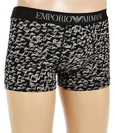 Emporio Armani Allover Eagle Logo Trunks