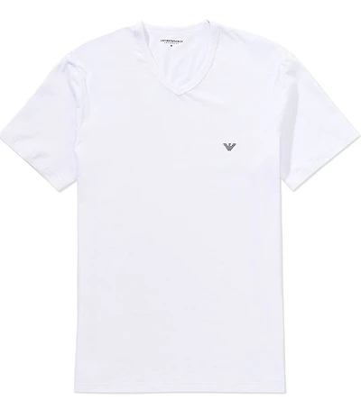 Emporio Armani Short Sleeve Stretch Cotton Jersey T-Shirt 2-Pack