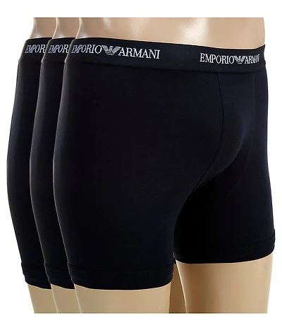 Emporio Armani Stretch Cotton Jersey Boxer Briefs 3-Pack