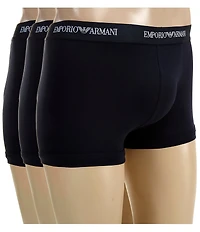Emporio Armani Stretch Cotton Jersey Trunk Briefs 3-Pack