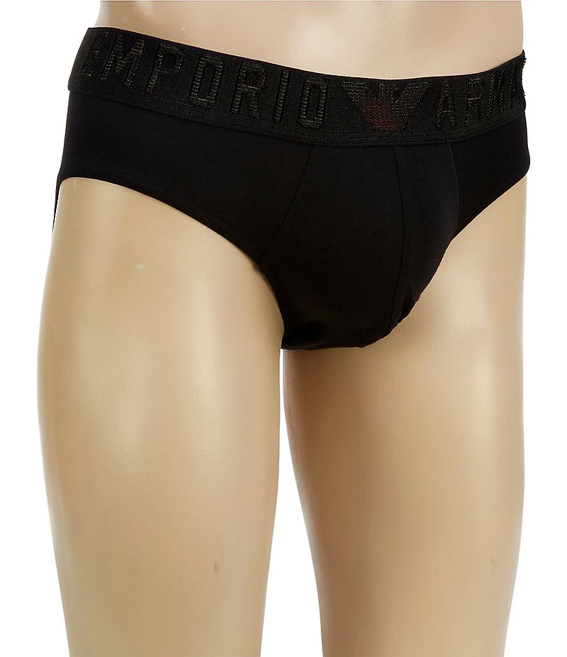 Emporio Armani Three-Dimensional-Logo Briefs