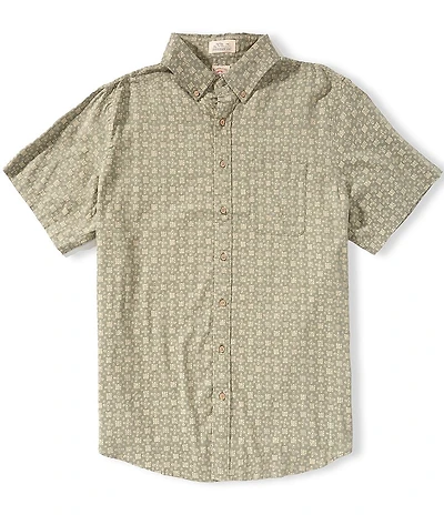 Faherty Big & Tall Breeze Stretch Short Sleeve Woven Shirt