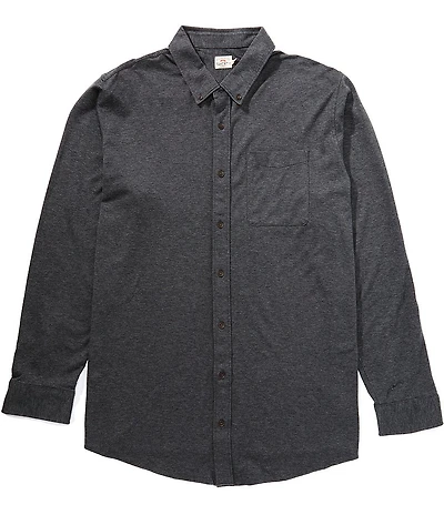 Faherty Big & Tall Coastline Knit Long Sleeve Woven Shirt