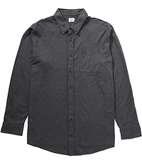 Faherty Big & Tall Coastline Knit Long Sleeve Woven Shirt