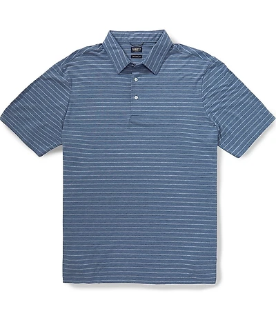 Faherty Big & Tall Movement Stripe Stretch Short Sleeve Polo Shirt