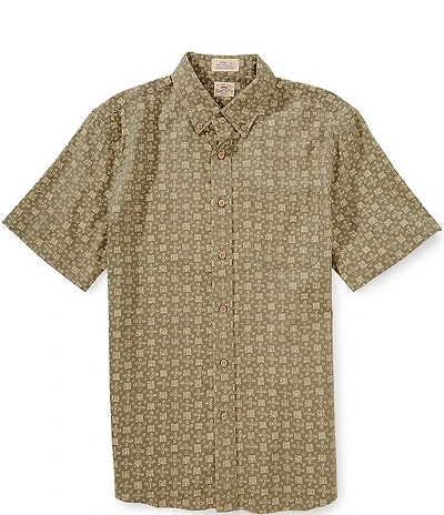 Faherty Breeze Stretch Short Sleeve Woven Shirt