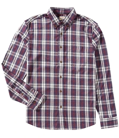 Faherty Coastline Knit Long Sleeve Woven Shirt