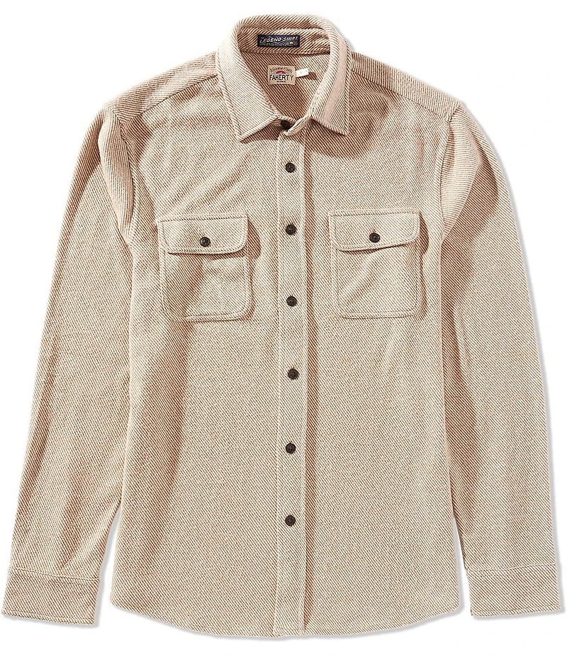 Faherty Legend Solid Sweater Shirt