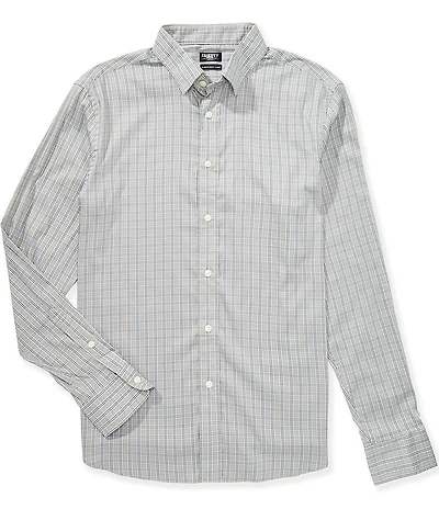 Faherty Performance Stretch Movement Plaid Long Sleeve Woven Shirt