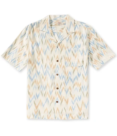 Faherty Resort Short Sleeve Woven Camp Shirt