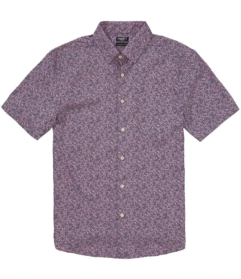Faherty Stretch Movement Short Sleeve Printed Woven Shirt