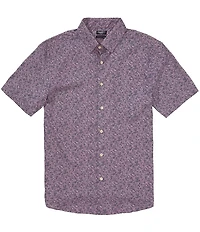 Faherty Stretch Movement Short Sleeve Printed Woven Shirt