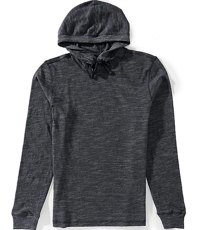 Faherty Sunwash Slub Organic Cotton Thin Stripe Hoodie