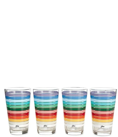 Fiesta 2026 All Colors Cooler Glass 16-ounce - Set of 4
