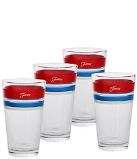 Fiesta Americana Edgeline Collection Cooler Glass Set of 4