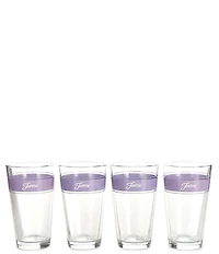 Fiesta Frame Cooler Lavender Cooler Glass 16-oz Set of 4