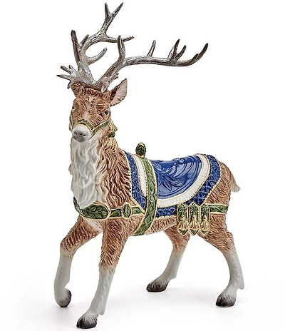 Fitz and Floyd Telluride Collection Blue Deer Figurine