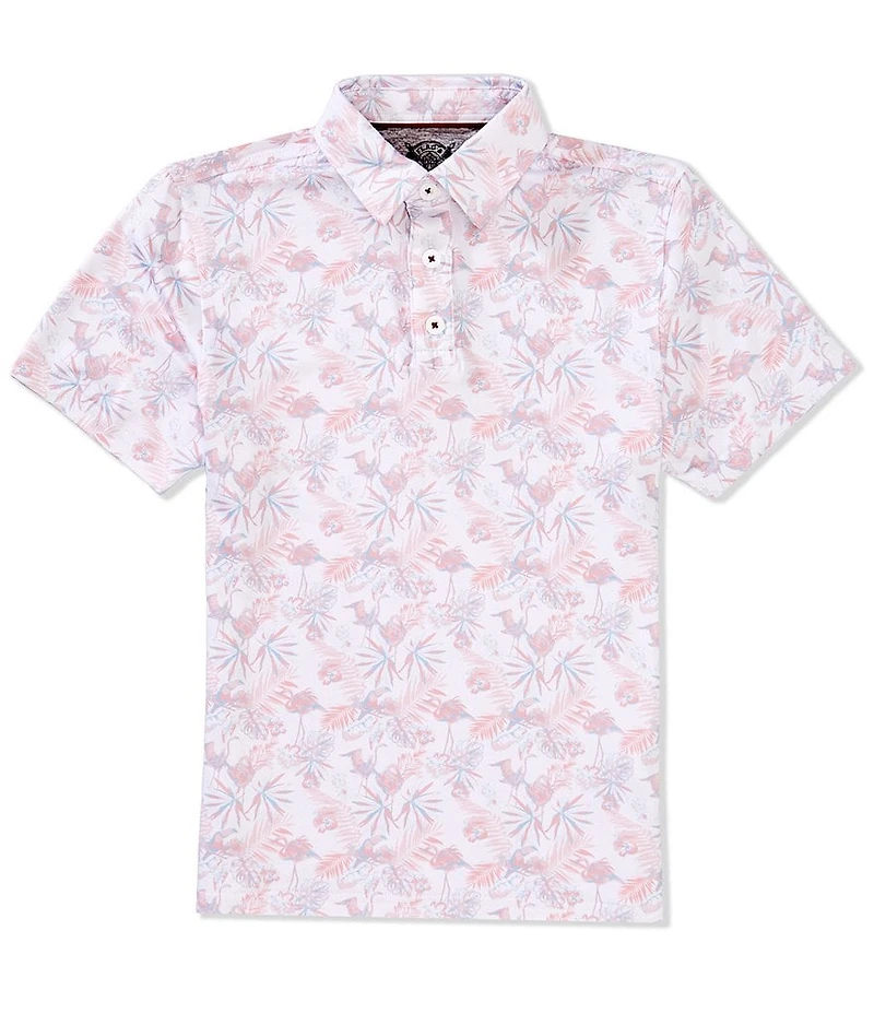 Flag and Anthem Big Boys Short-Sleeve Pasadena Toucan Printed Polo Shirt