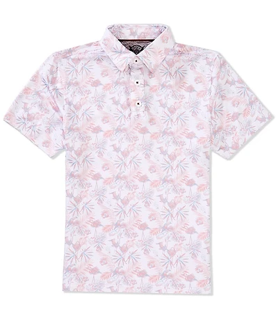 Flag and Anthem Big Boys Short-Sleeve Pasadena Toucan Printed Polo Shirt