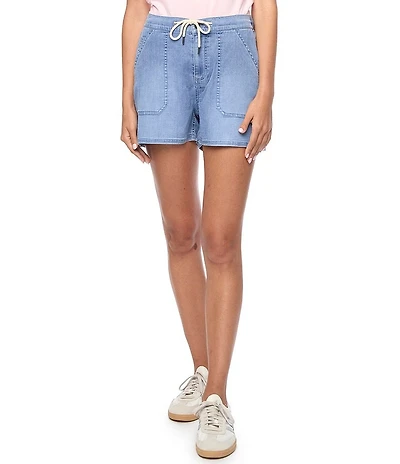 Flag and Anthem Buffy Denim Drawstring Shorts