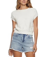 Flag and Anthem Sabina Short Sleeve Southwest Knit Top