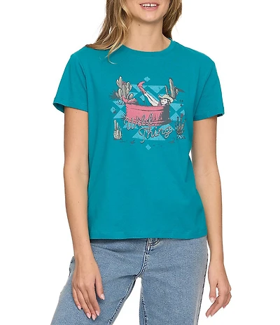 Flag and Anthem Wild Thing Western Graphic Short Sleeve T-Shirt