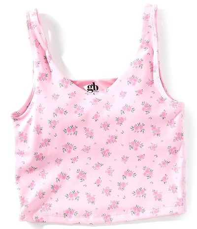 GB Active Big Girls Floral Print Tank Top