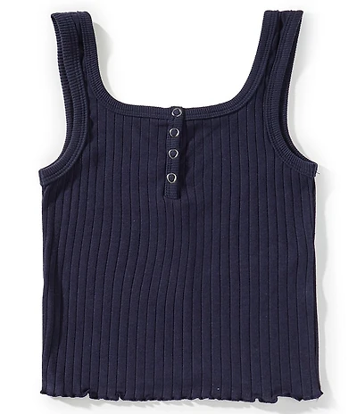 GB Big Girls Sleeveless Ribbed Tank Top