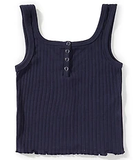 GB Big Girls Sleeveless Ribbed Tank Top